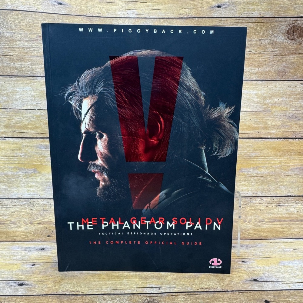 Piggyback Metal Gear Solid V Phantom Pain Guide Black Tactical Strategy 2015